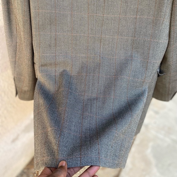 NW Burberry London 🇺🇸 Made Plaid Sport Coat Sz 40R - Picture 9 of 12